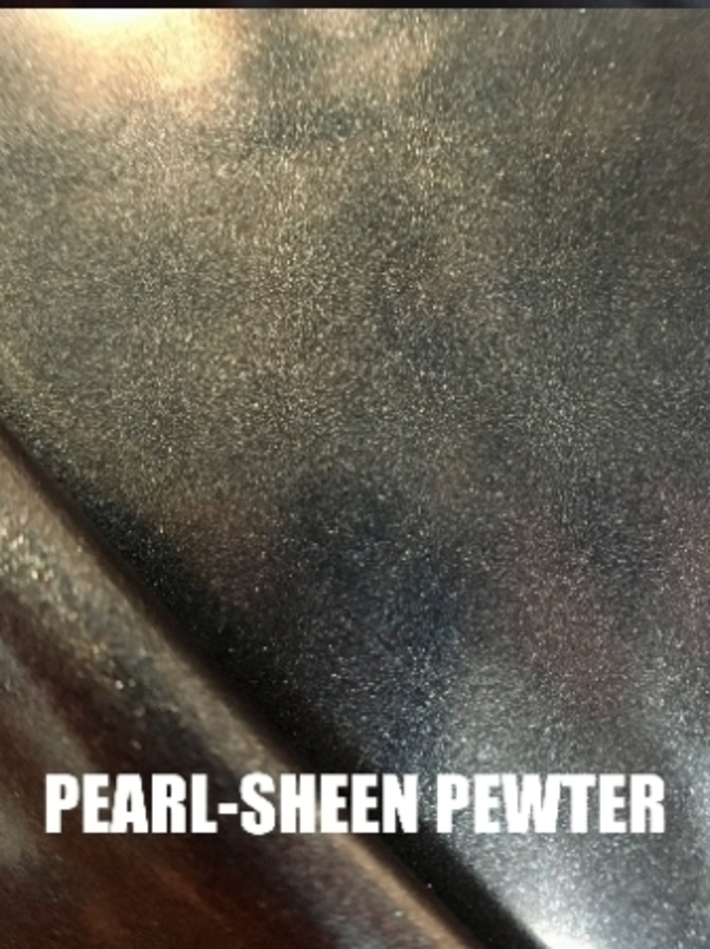 Zorenko London Latex Peek Strap Bra in Pearl-Sheen Pewter - Picture 7 of 7